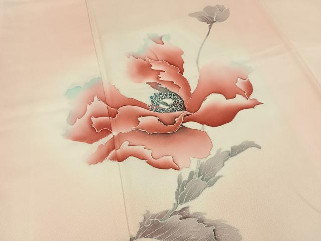 平和屋着物■訪問着 草花文 暈し染め 正絹 逸品 BAAY6291hj