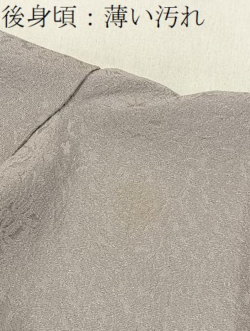 平和屋着物■上質な色無地 霞地紋 霞色 正絹 逸品 BAAY6293hj