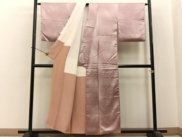 平和屋着物■上質な小紋 霞文 暈し染め 正絹 逸品 BAAY6300hj