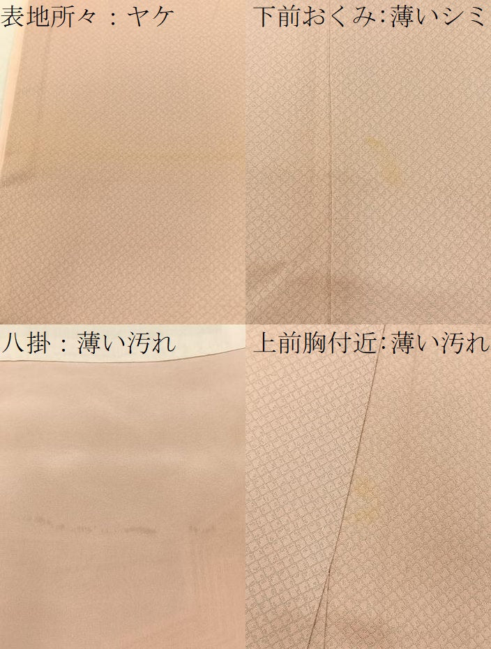 平和屋着物■訪問着 刺繍 幾何学文様 金糸 正絹 逸品 BAAY6312hj