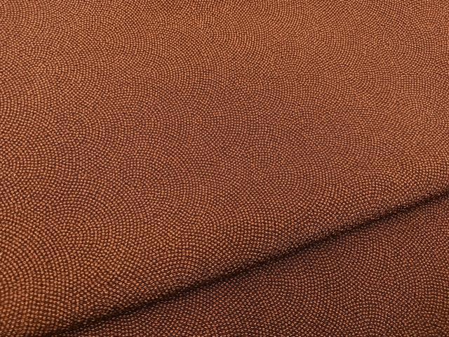 平和屋着物■江戸小紋 作家物 鮫小紋柄 鬼しぼ縮緬 正絹 逸品 BAAY6329hj