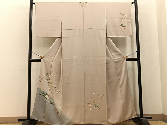 平和屋着物■訪問着 友禅 御所解文 暈し染め 正絹 逸品 BAAY6336hj