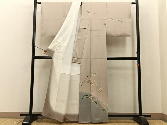 平和屋着物■訪問着 友禅 御所解文 暈し染め 正絹 逸品 BAAY6336hj