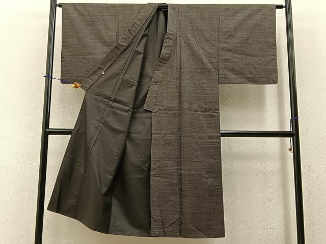 平和屋着物■男性 本場大島紬 100亀甲 総詰め 正絹 逸品 BAAY6345hj