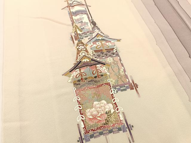 平和屋着物■訪問着 鉾 金銀彩 正絹 逸品 BAAY6357hj