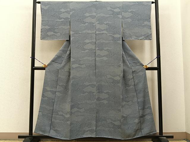 平和屋着物■江戸小紋 雲取吉祥文 正絹 逸品 未使用 BAAY6360hj