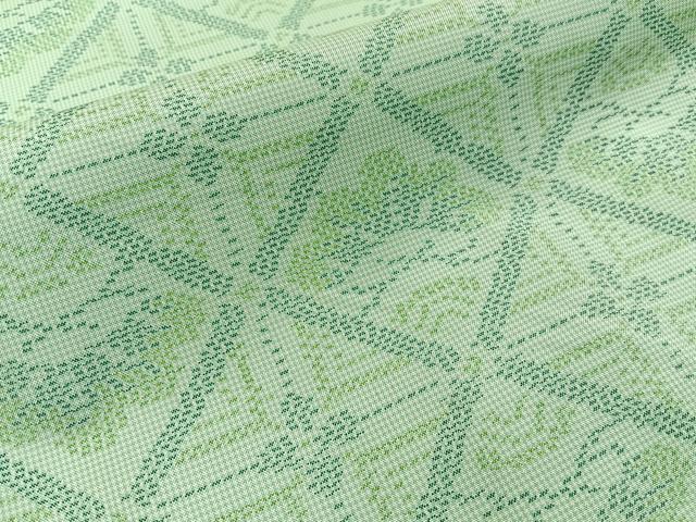 平和屋着物■本場大島紬 菱松文 正絹 逸品 BAAY6399hj