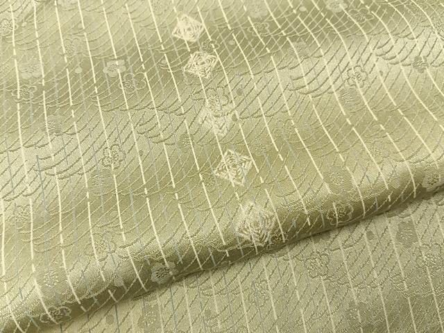 平和屋着物■上質な小紋 菱梅文 暈し染め 正絹 逸品 BAAY6417hj