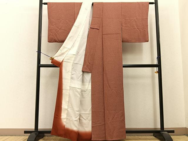 平和屋着物■伝統工芸師 服部光擴 江戸小紋 立波文 正絹 逸品 BAAY6419hj