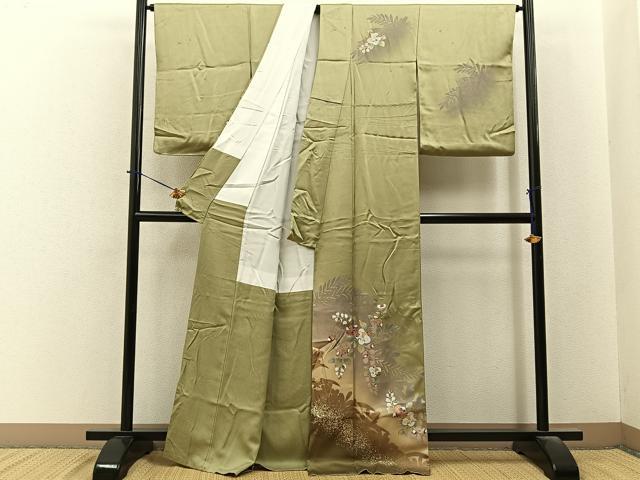 平和屋着物■訪問着 作家物 辻が花 暈し染め 金彩 正絹 逸品 BAAY6429hj