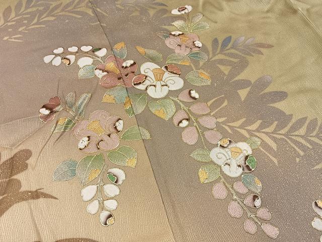 平和屋着物■訪問着 作家物 辻が花 暈し染め 金彩 正絹 逸品 BAAY6429hj