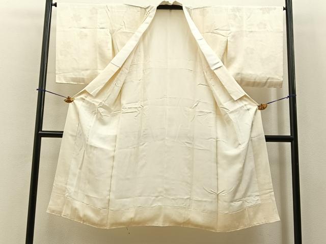 平和屋着物■長襦袢 袷 梅楓地紋 正絹 逸品 未使用 BAAY6442hj