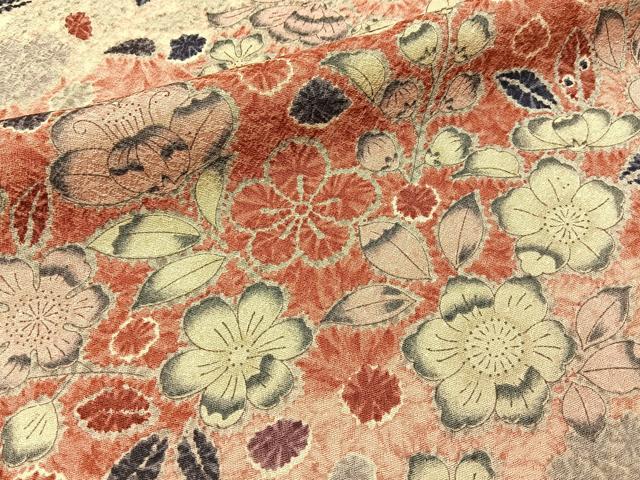 平和屋着物■上質な小紋 辻が花 正絹 逸品 未使用 BAAY6464hj