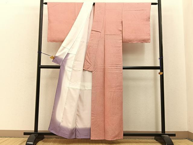 平和屋着物■上質な小紋 霞文 正絹 逸品 BAAY6477hj