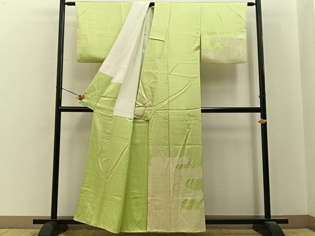 平和屋着物■訪問着 絞り エ霞文 正絹 逸品 BAAY6487hj