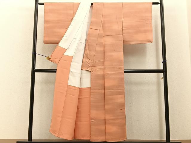 平和屋着物■上質な小紋 霞文 暈し染め 正絹 逸品 BAAY6493hj
