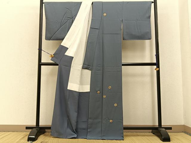 平和屋着物■訪問着 絞り 刺繍 竹屋町刺繍 花丸文 正絹 逸品 未使用 BAAY6506hj