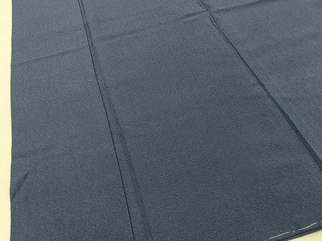 平和屋着物■上質な色無地 鉄御納戸色 正絹 逸品 BAAY6515hj