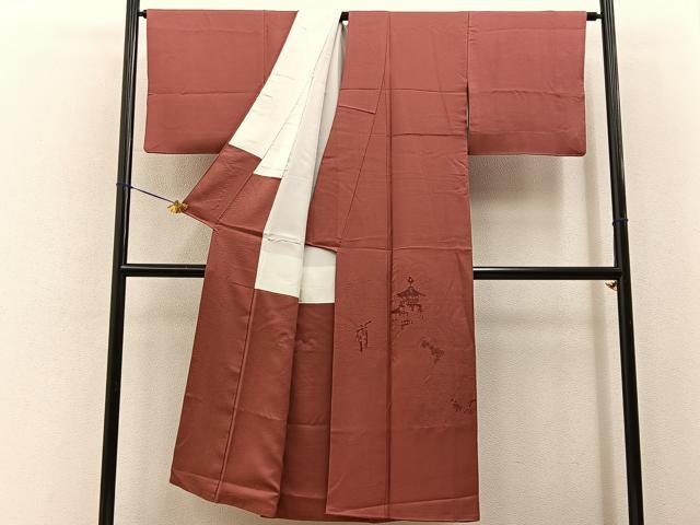 平和屋着物■豪華色留袖 銀閣寺 正絹 逸品 BAAY6532hj