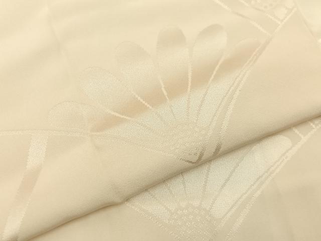 平和屋着物■長襦袢 袷 菊地紋 正絹 逸品 未使用 BAAY6538hj