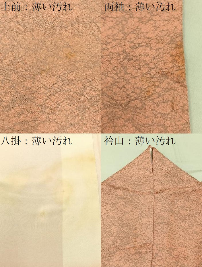 平和屋着物■上質な小紋 霞文 正絹 逸品 BAAY6539hj