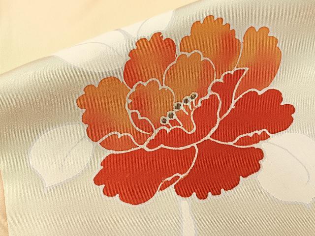 平和屋着物■訪問着 草花文 暈し染め 正絹 逸品 BAAY6546hj