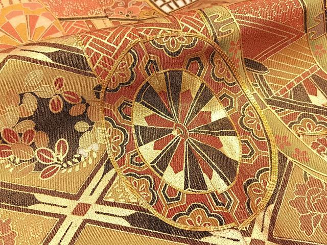 平和屋着物■豪華黒留袖 作家物 駒刺繍 源氏車花丸文 金彩 正絹 逸品 BAAY6557hj