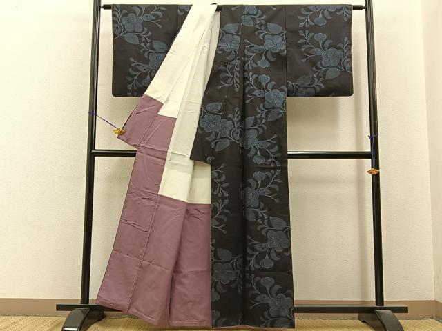 平和屋着物■本場大島紬 辻が花 7マルキ 地空き 正絹 逸品 BAAY6575hj