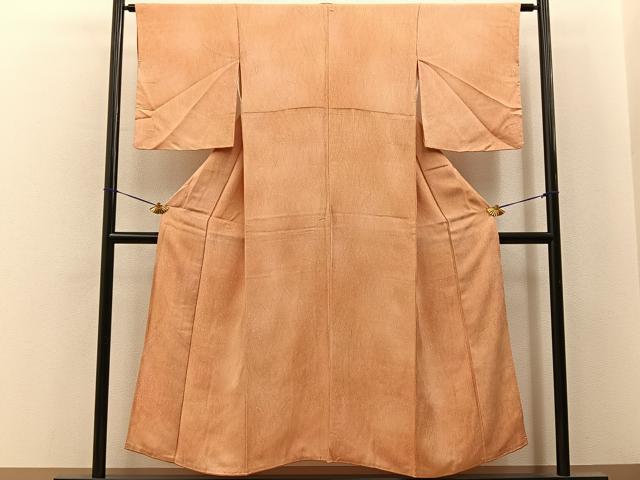 平和屋着物■上質な小紋 霞文 暈し染め 正絹 逸品 BAAY6594hj