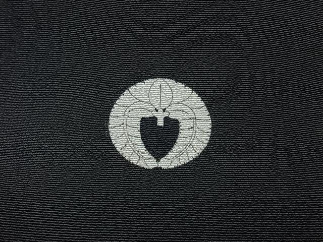 平和屋着物■豪華黒留袖 刺繍 菊 金彩 正絹 逸品 BAAY6599hj