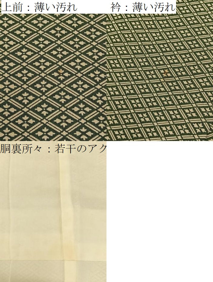 平和屋着物■江戸小紋 花菱文 正絹 逸品 BAAY6601hj