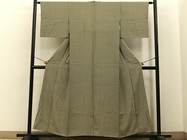 平和屋着物■江戸小紋 花菱文 正絹 逸品 BAAY6601hj