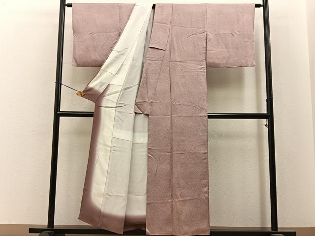 平和屋着物■上質な小紋 氷割れ文様 正絹 逸品 BAAY6615hj