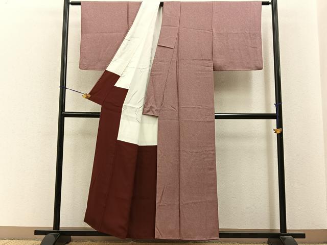 平和屋着物■江戸小紋 鮫小紋柄 正絹 逸品 BAAY6616hj