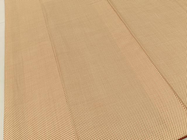平和屋着物■上質な紬 十字絣 正絹 逸品 未使用 BAAY6634hj
