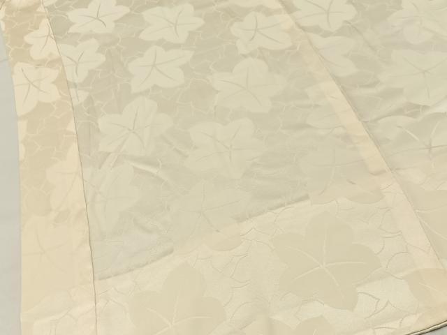 平和屋着物■長襦袢 無双仕立て 楓地紋 正絹 逸品 BAAY6658hj