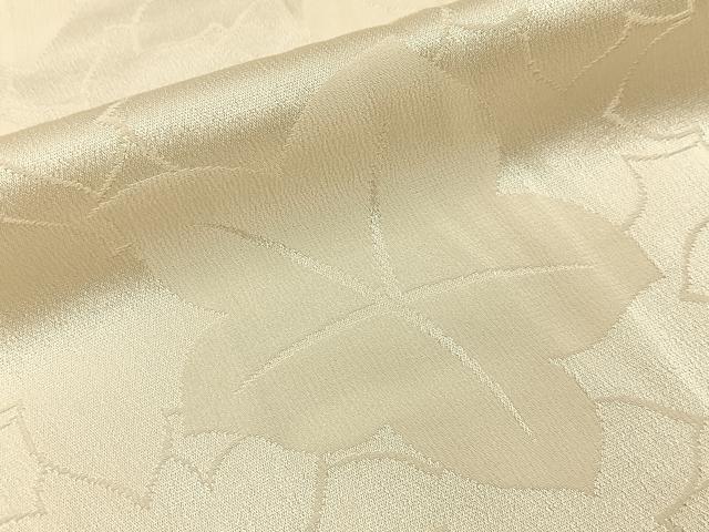 平和屋着物■長襦袢 無双仕立て 楓地紋 正絹 逸品 BAAY6658hj