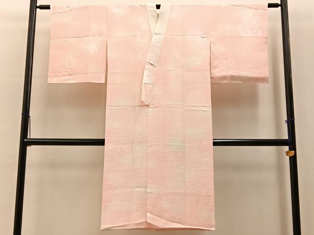 平和屋着物■長襦袢 袷 草花地紋 暈し染め 正絹 逸品 未使用 BAAY6700hj