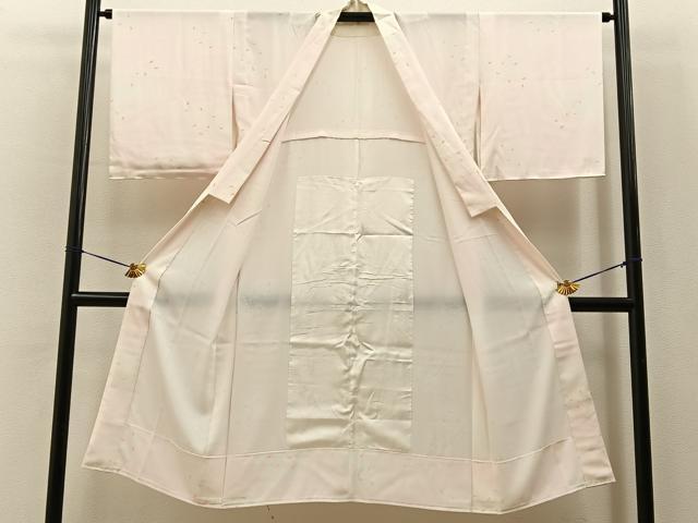 平和屋着物■長襦袢 無双仕立て 扇文 暈し染め 正絹 逸品 BAAY6702hj