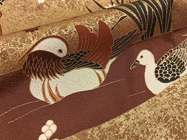 平和屋着物■豪華色留袖 鴛鴦花車文 暈し染め 金彩 正絹 逸品 BAAY6736hj