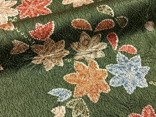 平和屋着物■上質な小紋 辻が花 絞り 正絹 逸品 未使用 BAAY6739hj