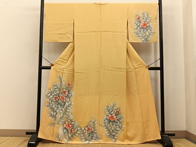 平和屋着物■訪問着 草花文 暈し染め 正絹 逸品 BAAY6740hj
