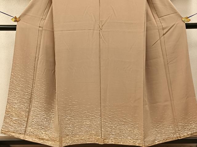 平和屋着物■訪問着 寿光織 霞文 金銀糸 正絹 逸品 BAAY6768hj