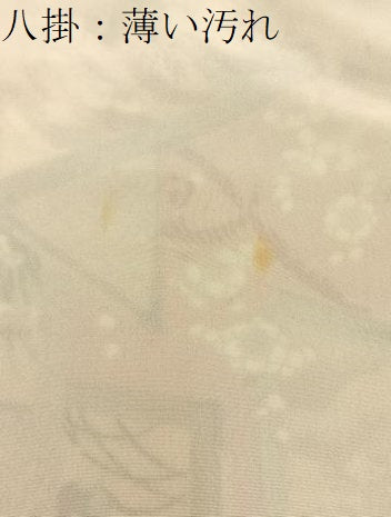 平和屋着物■上質な小紋 屏風花文 金彩 鬼しぼ縮緬 正絹 逸品 BAAY6789hj
