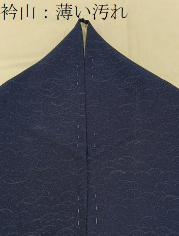 平和屋着物■上質な小紋 芝草文 正絹 逸品 BAAY6791hj