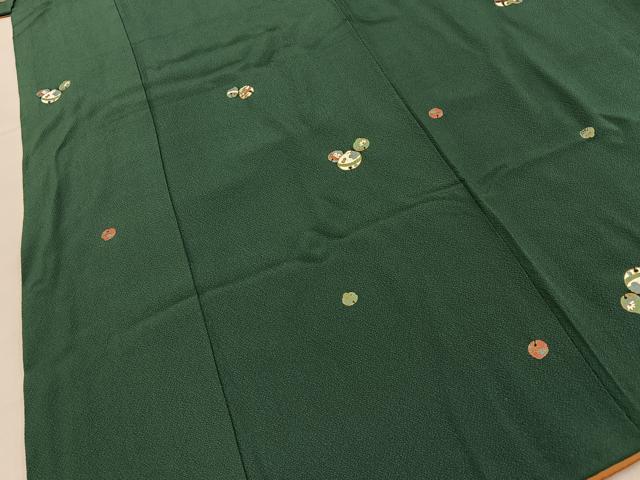 平和屋着物■上質な小紋 鈴 金彩 正絹 逸品 BAAY6792hj