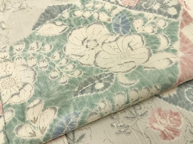 平和屋着物■上質な小紋 辻が花 正絹 逸品 未使用 BAAY6800hj