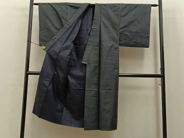 平和屋着物■男性 本場大島紬 80亀甲 総詰め 正絹 逸品 BAAY8021hj