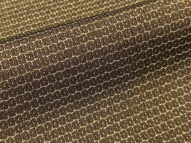 平和屋着物●男性 紬 120亀甲 総詰め 正絹 逸品 BAAY8022hj