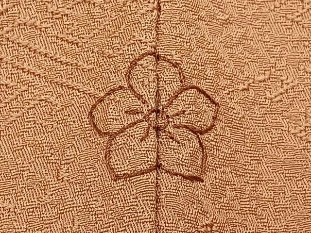 平和屋着物■訪問着 駒刺繍 総刺繍 地紙吉祥花文 金銀糸 正絹 逸品 BAAY8028hj